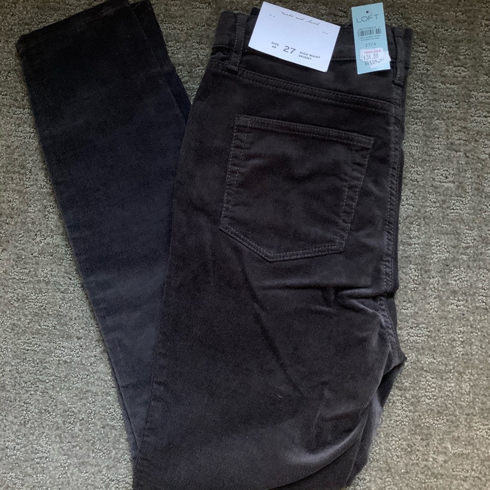 Loft high waist skinny corduroys